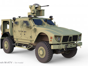 US Oshkosh M-ATV 3D Model