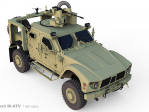 US Oshkosh M-ATV 3D Model