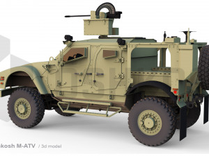 US Oshkosh M-ATV 3D Model