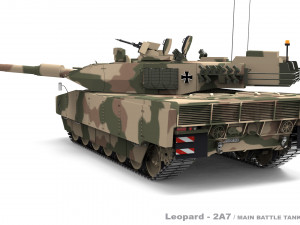 Leopard 2A7 3D Model