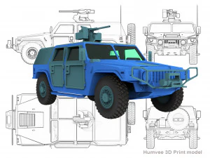 Humvee 3D Print model 3D Print Model