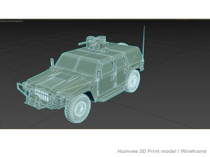 Humvee 3D Print model 3D Print Model