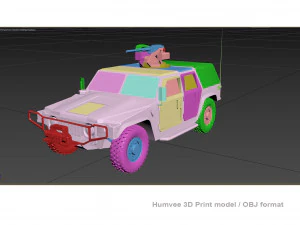 Humvee 3D Print model 3D Print Model