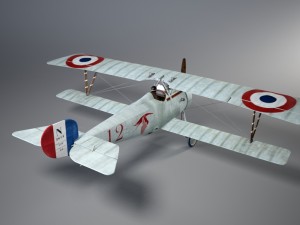 nieuport 17 3D Модель