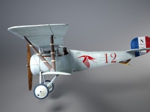 nieuport 17 3D Модель