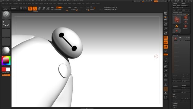 robot baymax 3D Model .c4d .max .obj .3ds .fbx .stl .blend 