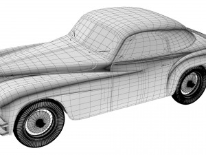 alfa romeo 6c 2500 ss coupe 3Dモデル