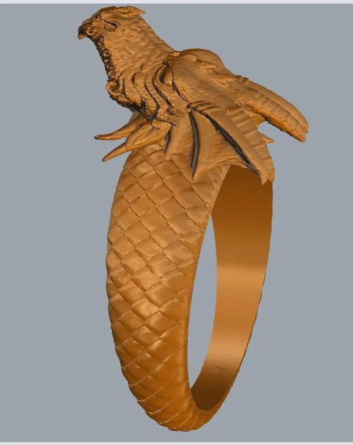 dragon 3D Model .c4d .max .obj .3ds .fbx .stl .blend 