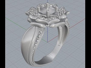 ring flower 3D Model
