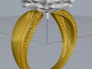 ring flower 3D Модель