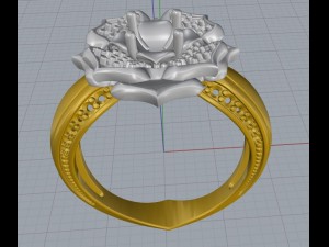 ring flower 3D Модель