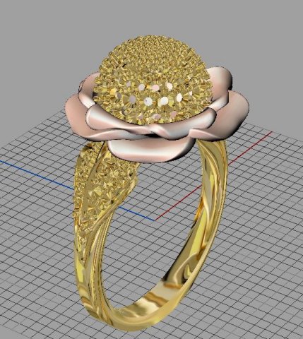 jeweler ring 3D Model .c4d .max .obj .3ds .fbx .stl .blend 