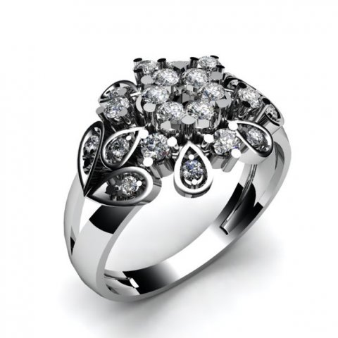 jewellery ring 3D 模型 .c4d .max .obj .3ds .fbx .stl .blend 