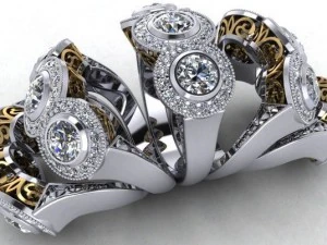 Schmuckring 3D Modell