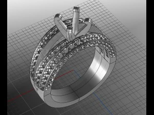 ювелирное кольцо 3D Модель