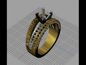jewellery ring 3D मॉडल