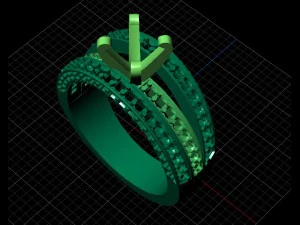 ювелирное кольцо 3D Модель
