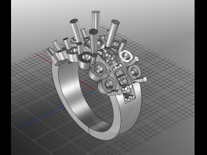 jewellery ring Model 3D