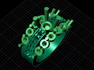 jewellery ring Model 3D