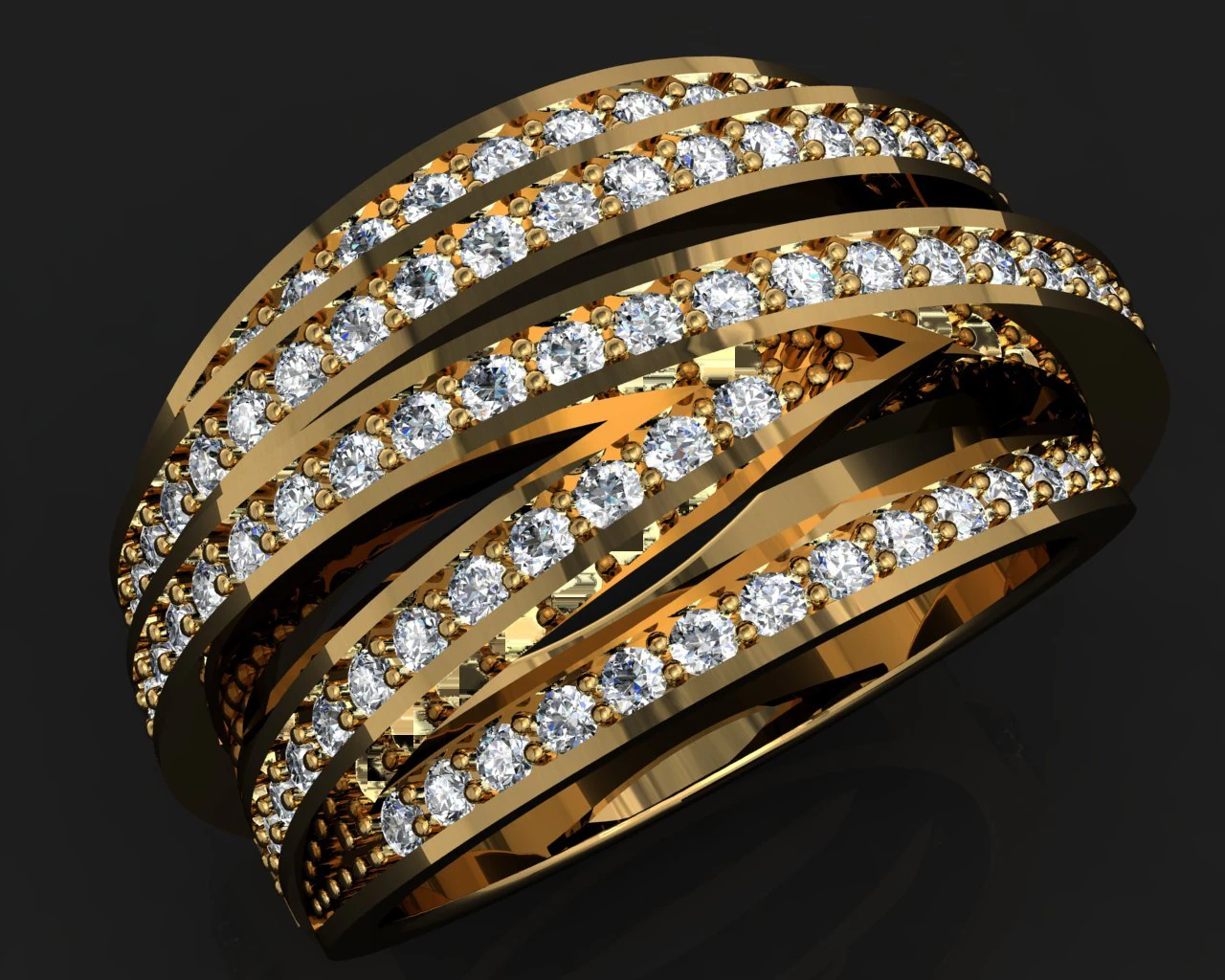 jewellery ring 3D Model .c4d .max .obj .3ds .fbx .stl .blend