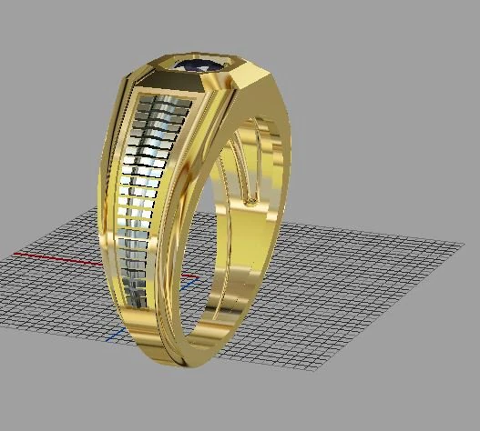 man ring 3D Model .c4d .max .obj .3ds .fbx .stl .blend 
