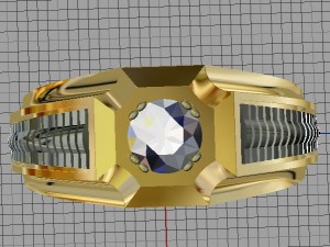 man ring Model 3D