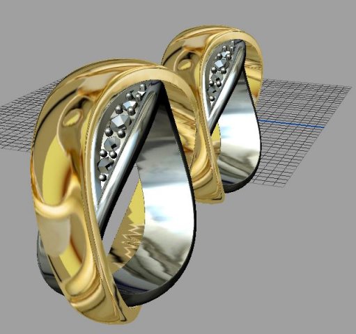 jewellery ring 3D Модель .c4d .max .obj .3ds .fbx .stl .blend 