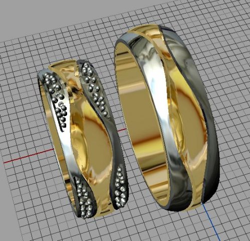 jewellery ring Model 3D .c4d .max .obj .3ds .fbx .stl .blend