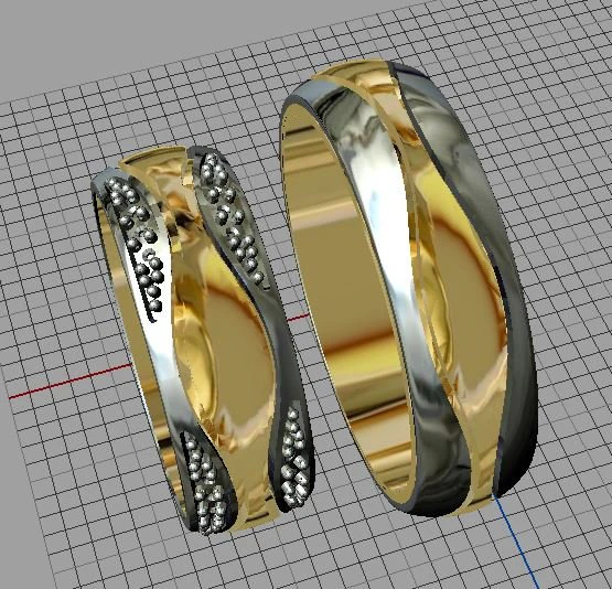jewellery ring 3D Model .c4d .max .obj .3ds .fbx .stl .blend 
