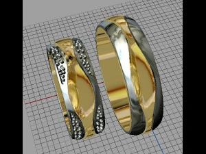 anel de joalheria Modelo 3D