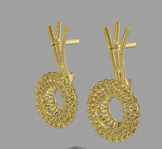 earring 3D Model .c4d .max .obj .3ds .fbx .stl .blend
