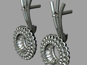 earring Modello 3D