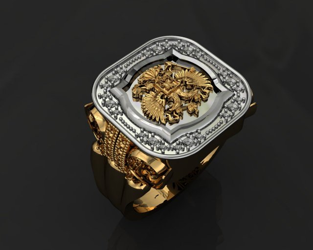 man ring 3D Модель .c4d .max .obj .3ds .fbx .stl .blend 