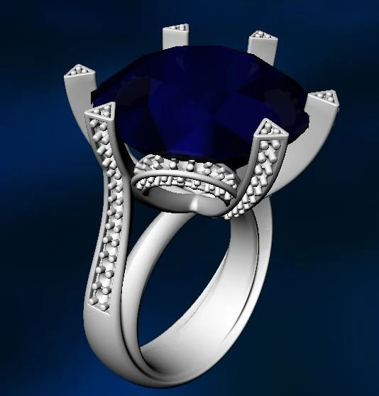 jewellery ring 3D Model .c4d .max .obj .3ds .fbx .stl .blend 
