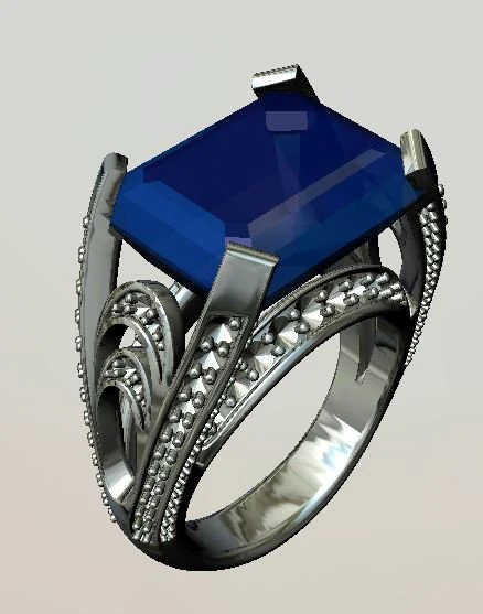 jewellery ring 3D Model .c4d .max .obj .3ds .fbx .stl .blend 