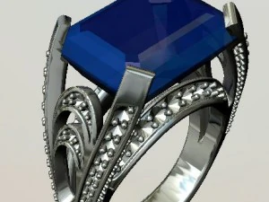 anel de joalheria Modelo 3D