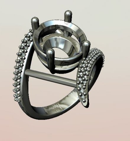 jewellery ring Model 3D .c4d .max .obj .3ds .fbx .stl .blend