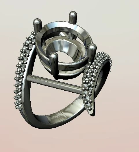 jewellery ring 3D Model .c4d .max .obj .3ds .fbx .stl .blend 