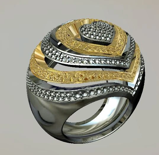 jewellery ring 3D Model .c4d .max .obj .3ds .fbx .stl .blend 
