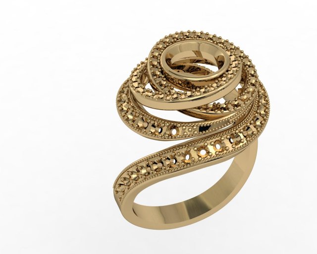 jewellery ring 3D 模型 .c4d .max .obj .3ds .fbx .stl .blend 