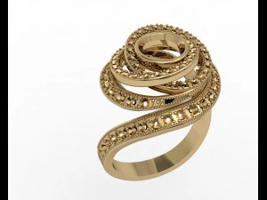 anel de joalheria Modelo 3D