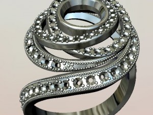jewellery ring 3D 模型