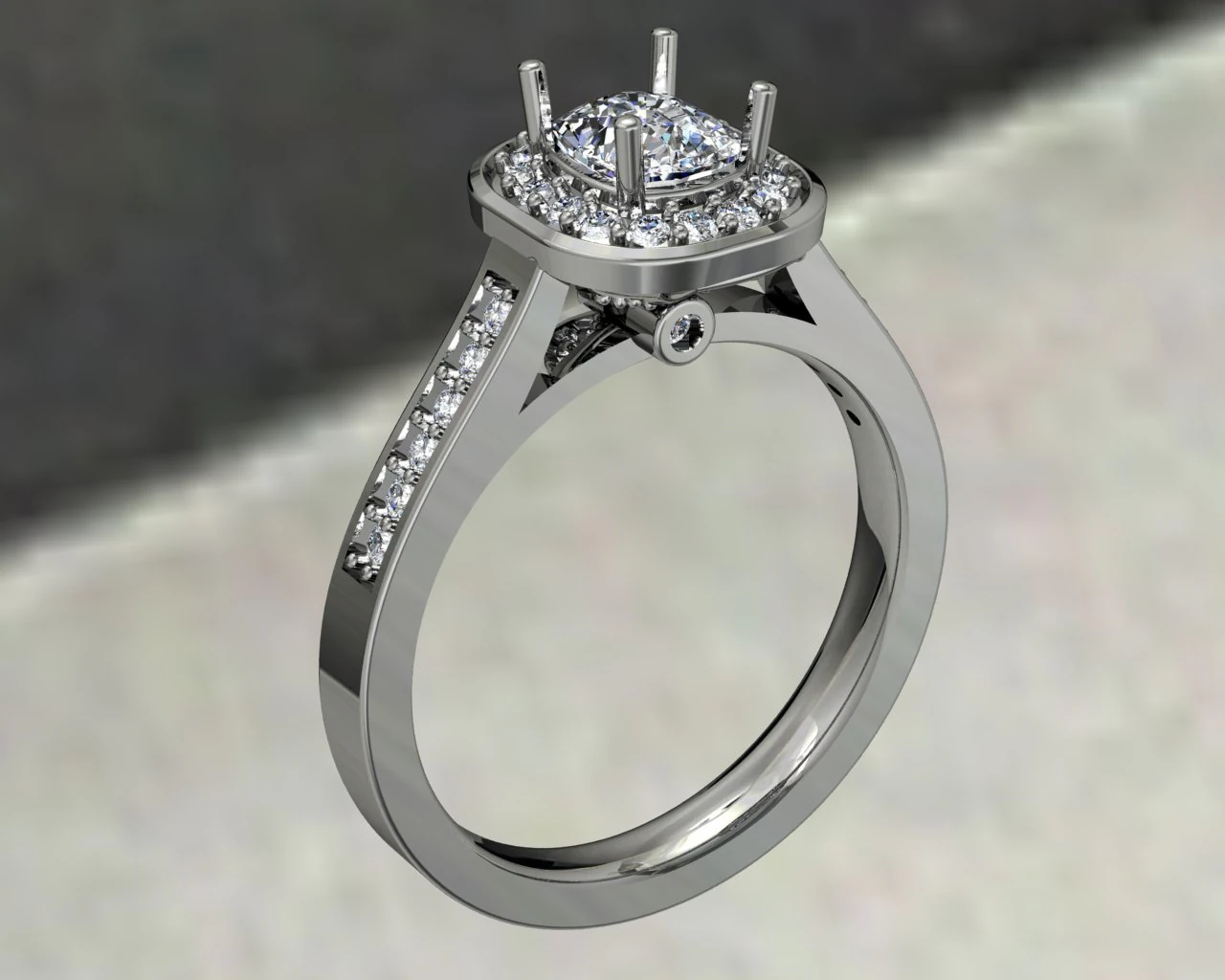 jewellery ring 3D Model .c4d .max .obj .3ds .fbx .stl .blend 
