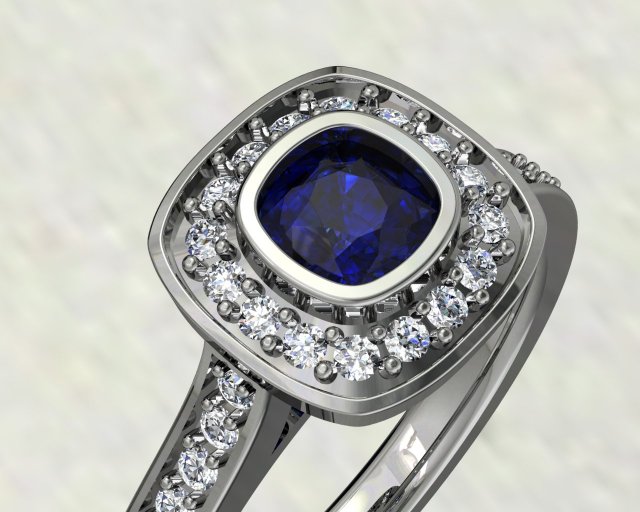 jewellery ring 3D Model .c4d .max .obj .3ds .fbx .stl .blend 