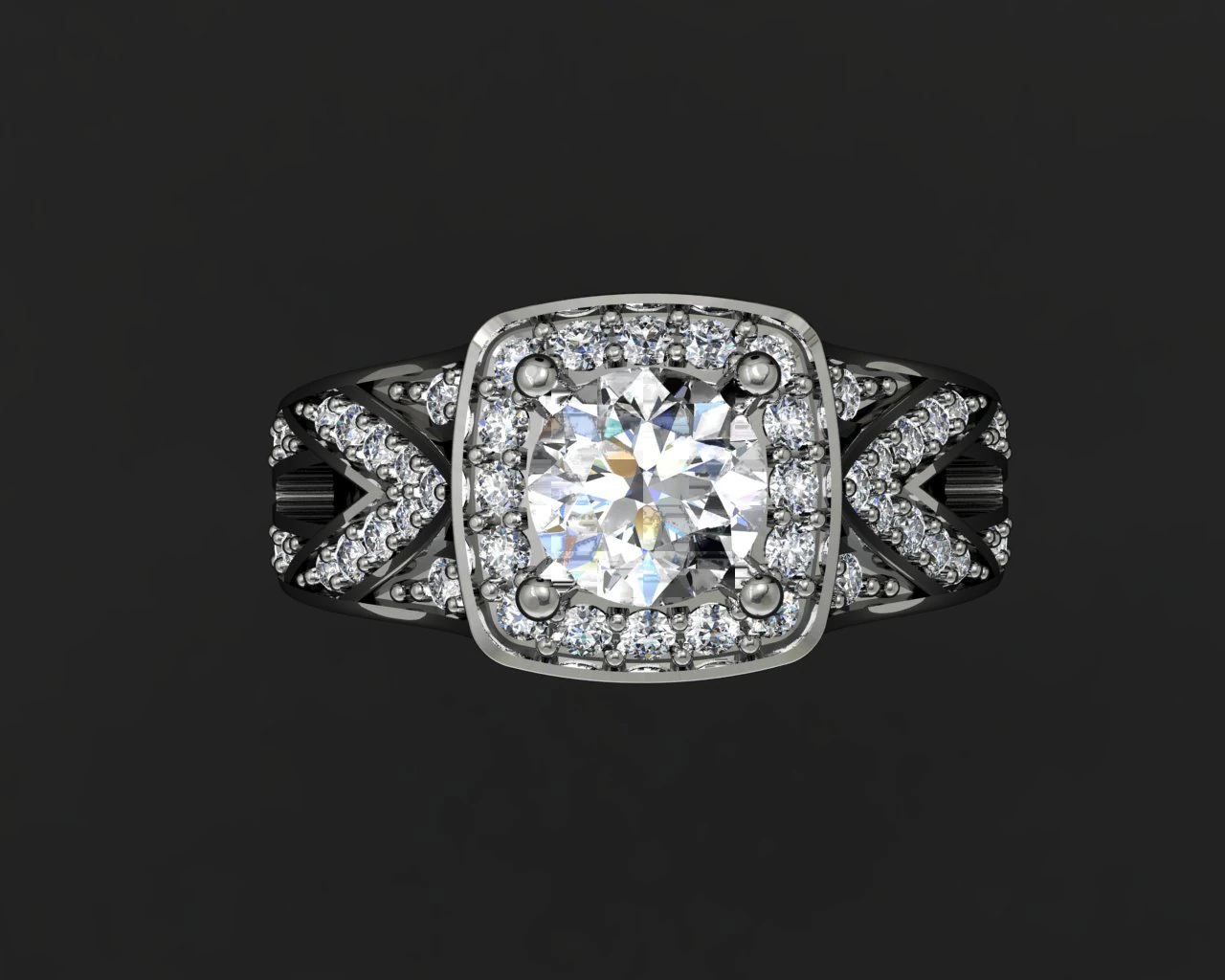 jewellery ring 3D Model .c4d .max .obj .3ds .fbx .stl .blend 
