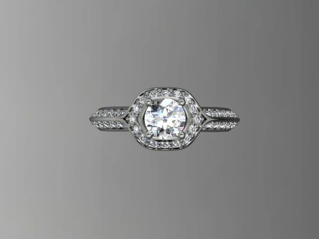 jewellery ring 3D Model .c4d .max .obj .3ds .fbx .stl .blend 