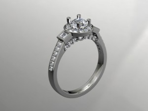 jewellery ring Modello 3D