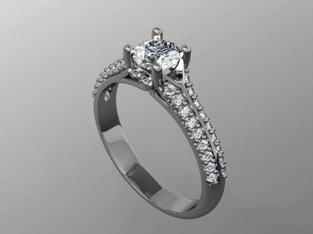 jewellery ring 3D Model .c4d .max .obj .3ds .fbx .stl .blend 