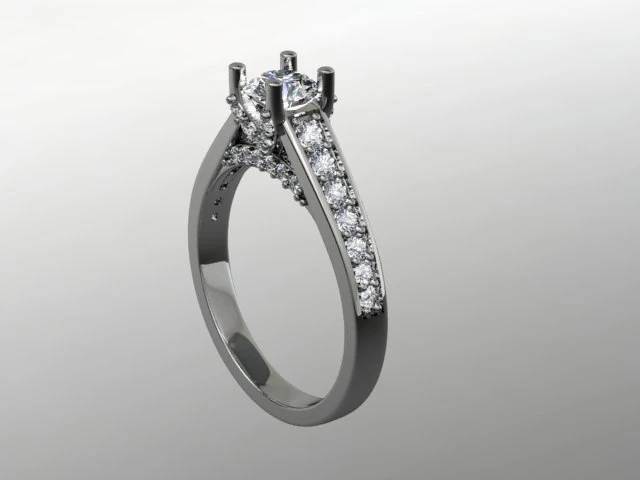 jewellery ring 3D Model .c4d .max .obj .3ds .fbx .stl .blend