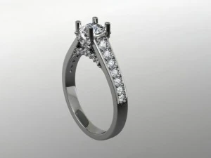 cincin perhiasan Model 3D